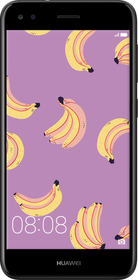 Силиконовый чехол Бананы для Huawei Nova Lite 2017 - 4312u-1400 изображение 