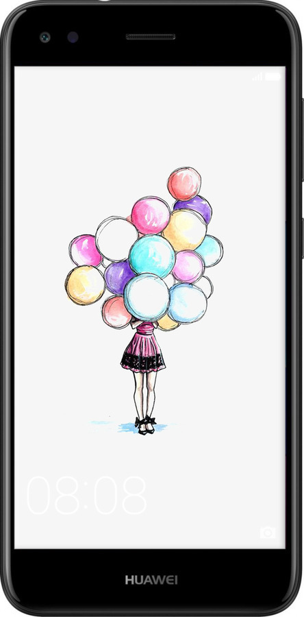 Силиконовый чехол Шарики для Huawei Nova Lite 2017 - 4387u-1400 изображение 