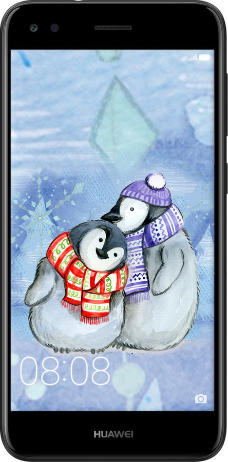 2D пластиковый чехол Новогодний 5 для Huawei Nova Lite 2017 - 4618t-1400 изображение 
