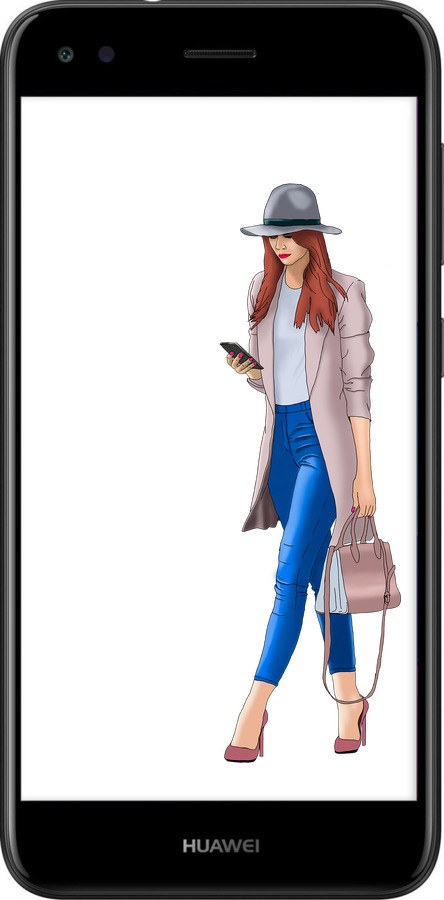 2D пластиковий чехол Дівчинка 1 для Huawei Nova Lite 2017 - 4751t-1400 изображение 