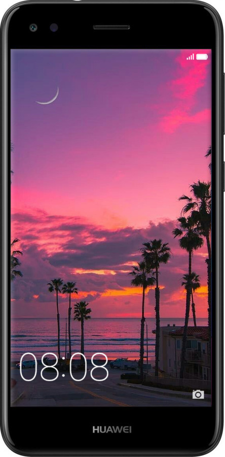2D пластиковый чехол Пальмы для Huawei Nova Lite 2017 - 5873t-1400 изображение 