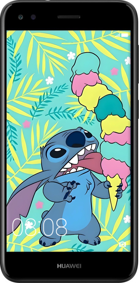 2D пластиковый чехол Стич для Huawei Nova Lite 2017 - 6361t-1400 изображение 