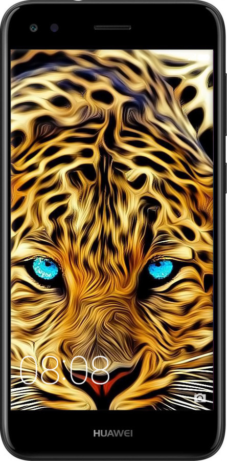 2D пластиковый чехол Леопард для Huawei Nova Lite 2017 - 6611t-1400 изображение 