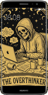 3D пластиковый матовый чехол The Overthinker для Huawei Nova Plus - 6774m-961 изображение 
