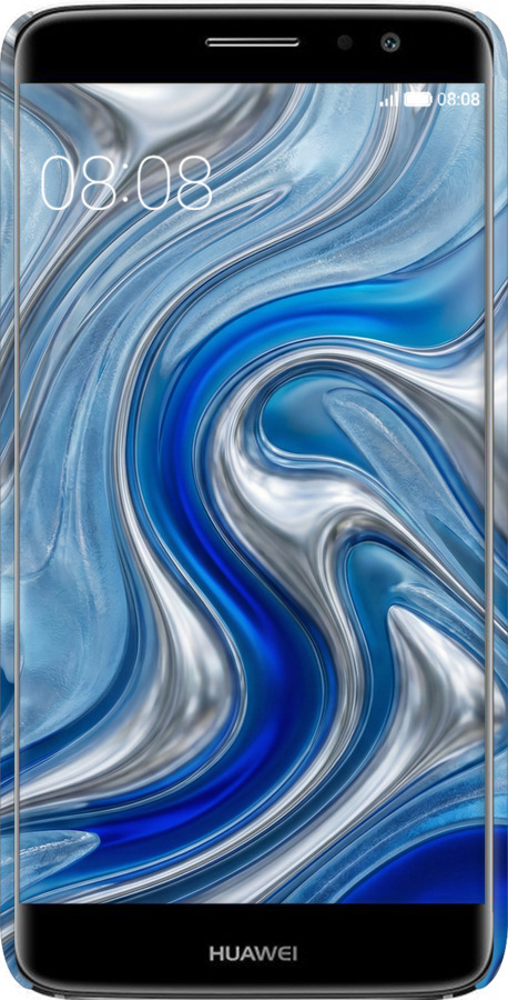 3D пластиковый матовый чехол Liquid Chrome для Huawei Nova Plus - 6781m-961 изображение 
