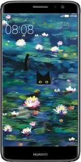Силиконовый чехол Чехол с изображением водяных лилий Моне и кошек для Huawei Nova Plus - 6399u-961 изображение 