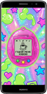 Силиконовый чехол Y2K Aesthetic Retro Pet: Годуй мене кавою для Huawei Nova Plus - 6784u-961 изображение 