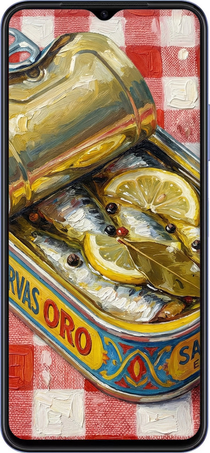 Силіконовий чехол Vintage Sardine Tin Phone для Huawei Nova Y61 - 6772u-2983 изображение 