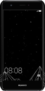 3D пластиковый матовый чехол Черно белые абстрактные горы для Huawei Nova - 6437m-439 изображение 