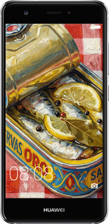 2D пластиковий чехол Vintage Sardine Tin Phone для Huawei Nova - 6772t-439 изображение 