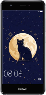 2D пластиковый чехол Cute Cat Celestial/Witchy для Huawei Nova - 6787t-439 изображение 