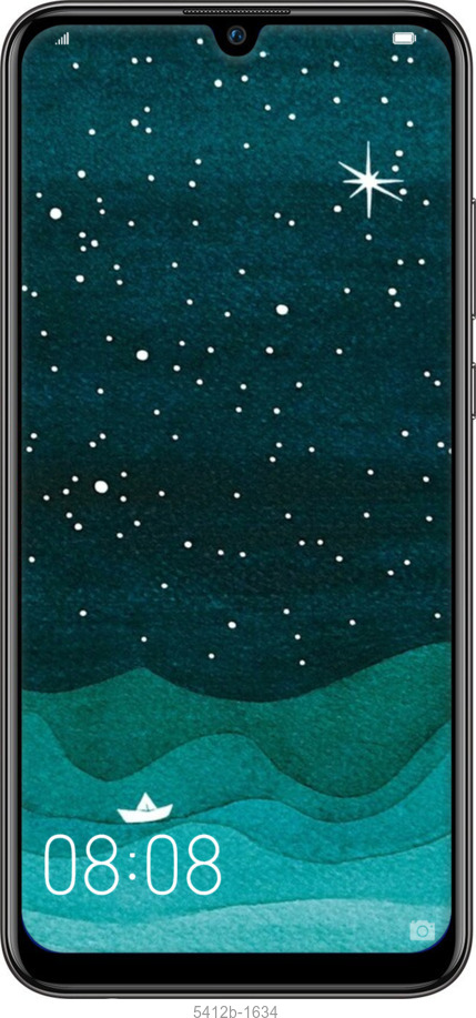 TPU чехол № 5412 для Huawei P Smart 2019 - 5412b-1634 изображение 