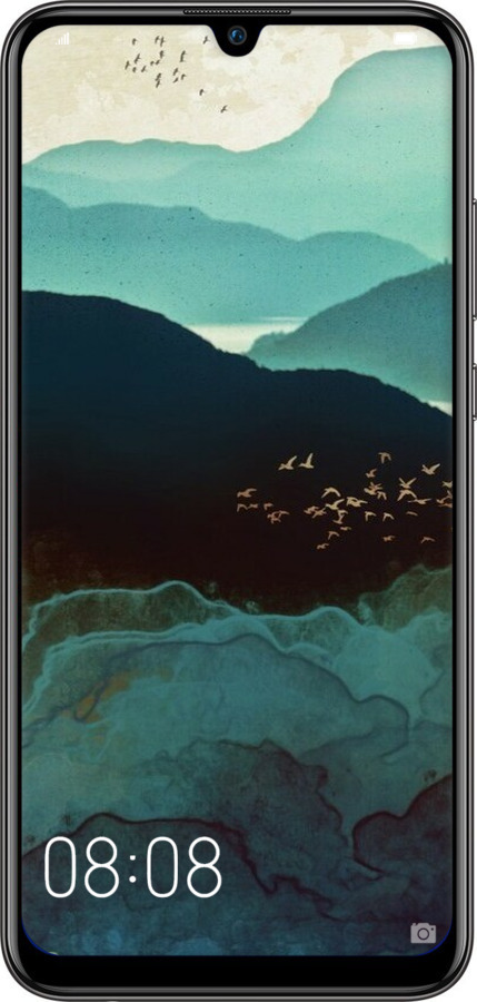 TPU чехол С изображением гор Индиго для Huawei P Smart 2019 - 6484b-1634 изображение 