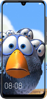 3D пластиковый матовый чехол Angry Birds для Huawei P Smart 2019 - 6008m-1634 изображение 