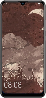 2D пластиковый чехол С изображением лунного пейзажа в ночном лесу для Huawei P Smart 2019 - 6546t-1634 изображение 