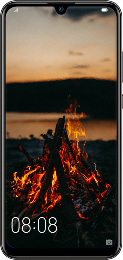 Силіконовий чехол Вогонь для Huawei P Smart 2019 - 6021u-1634 изображение 