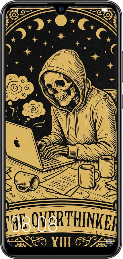 2D пластиковый чехол The Overthinker для Huawei P Smart 2019 - 6774t-1634 изображение 