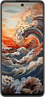 TPU чехол Арт волны для Huawei P Smart 2021 - 6324b-2100 изображение 