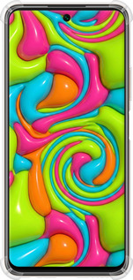 Силикон с усиленными углами чехол Y2K Jelly Dream для Huawei P Smart 2021 - 6780sp-2100 изображение 