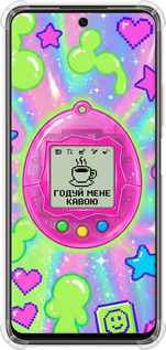 Силикон с усиленными углами чехол Y2K Aesthetic Retro Pet: Годуй мене кавою для Huawei P Smart 2021 - 6784sp-2100 изображение 