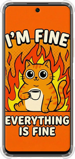 Силикон с усиленными углами чехол Funny Cat для Huawei P Smart 2021 - 6786sp-2100 изображение 