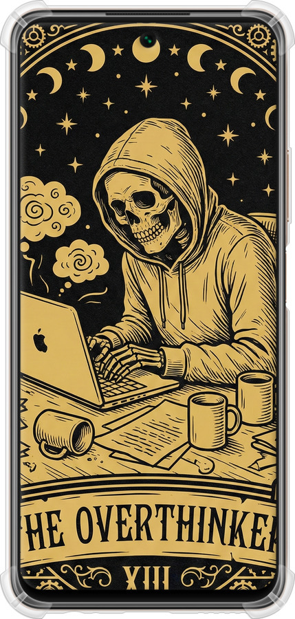 Силіконовий протиударний с посиленими кутами чехол The Overthinker для Huawei P Smart 2021 - 6774sp-2100 изображение 