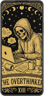 Силиконовый чехол The Overthinker для Huawei P Smart 2021 - 6774u-2100 изображение 