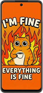 Силиконовый чехол Funny Cat для Huawei P Smart 2021 - 6786u-2100 изображение 