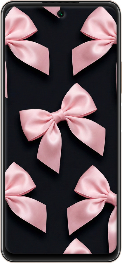 Силиконовый чехол Coquette Ribbons Dark Coquette для Huawei P Smart 2021 - 6767u-2100 изображение 