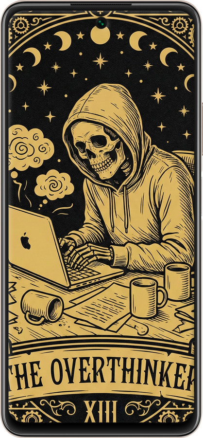 Силиконовый чехол The Overthinker для Huawei P Smart 2021 - 6774u-2100 изображение 