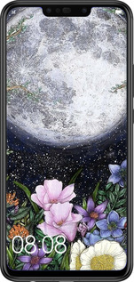 TPU чехол Полночь в саду II для Huawei Nova 3i - 6424b-1541 изображение 