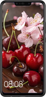 TPU чехол Вишня у шоколаді для Huawei P Smart Plus - 6698b-1555 изображение 