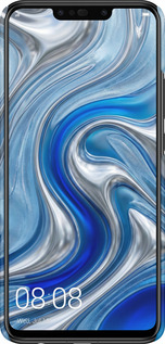 3D пластиковый матовый чехол Liquid Chrome для Huawei P Smart Plus - 6781m-1555 изображение 