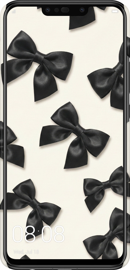 3D пластиковый матовый чехол Dark Coquette для Huawei Nova 3i - 6765m-1541 изображение 