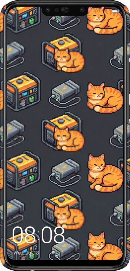 3D пластиковий матовий чехол Autonomous Zone для Huawei P Smart Plus - 6771m-1555 изображение 