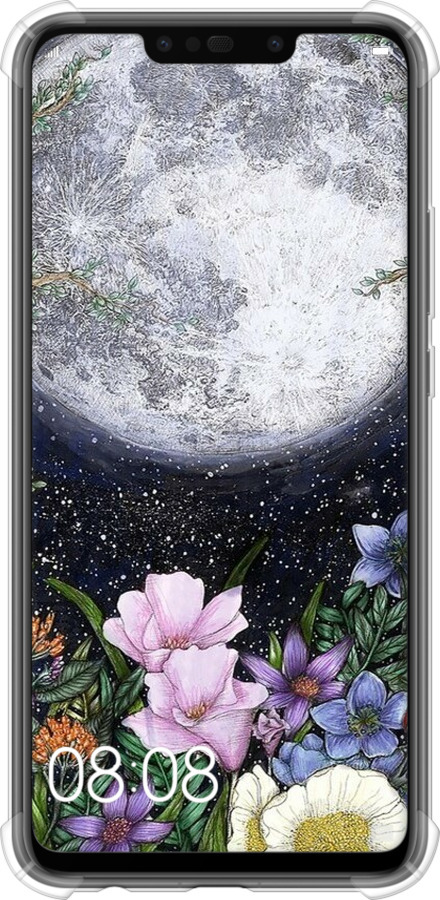 Силикон с усиленными углами чехол Полночь в саду II для Huawei Nova 3i - 6424sp-1541 изображение 