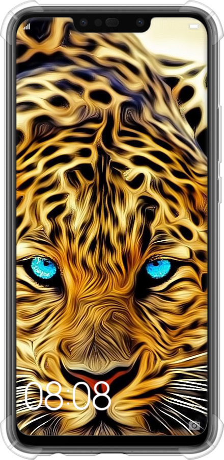 Силикон с усиленными углами чехол Леопард для Huawei Nova 3i - 6611sp-1541 изображение 