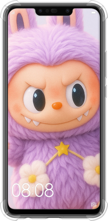 Силикон с усиленными углами чехол Лабубу для Huawei P Smart Plus - 6708sp-1555 изображение 