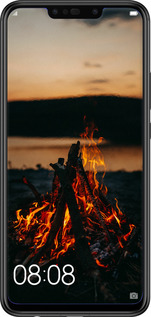 2D пластиковый чехол Огонь для Huawei P Smart Plus - 6021t-1555 изображение 