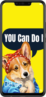 Силіконовий чехол чехол с корги You Can Do It для Huawei Nova 3i - 6184u-1541 изображение 