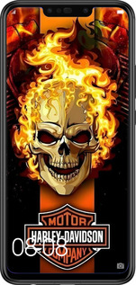 Силіконовий чехол Харлей девидсон для Huawei P Smart Plus - 6370u-1555 изображение 