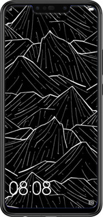 2D пластиковий чехол Із зображенням Темних гір для Huawei Nova 3i - 6489t-1541 изображение 