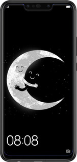 2D пластиковый чехол Лунные объятия для Huawei Nova 3i - 6508t-1541 изображение 