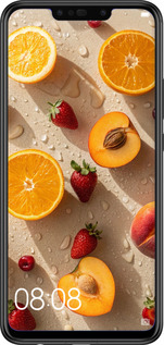 Силиконовый чехол Фрукты 3 для Huawei P Smart Plus - 6703u-1555 изображение 