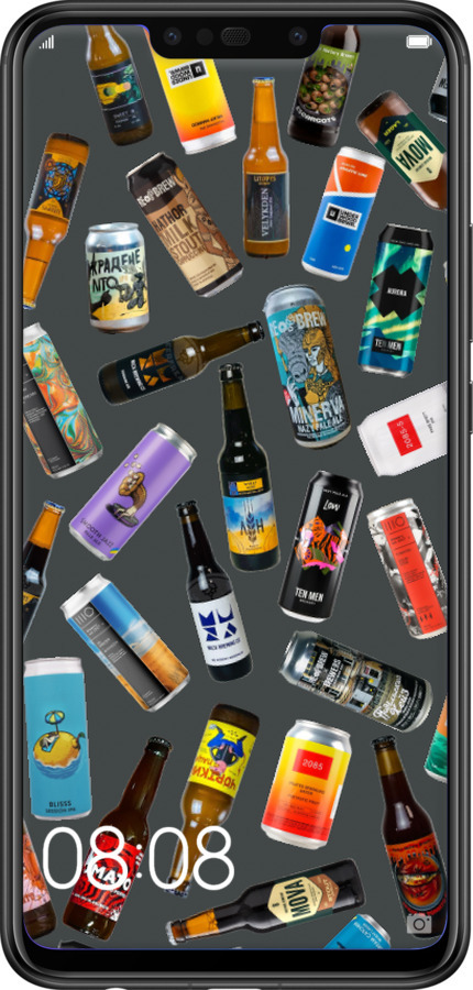 Силіконовий чехол Броварні для Huawei P Smart Plus - 5879u-1555 изображение 