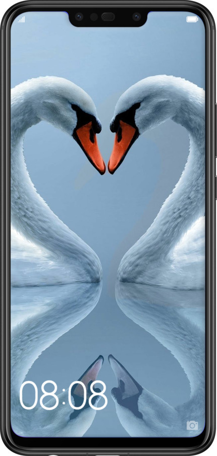 Силиконовый чехол Лебеди для Huawei Nova 3i - 6007u-1541 изображение 