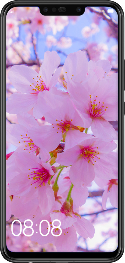 Силиконовый чехол Сакура для Huawei P Smart Plus - 6029u-1555 изображение 