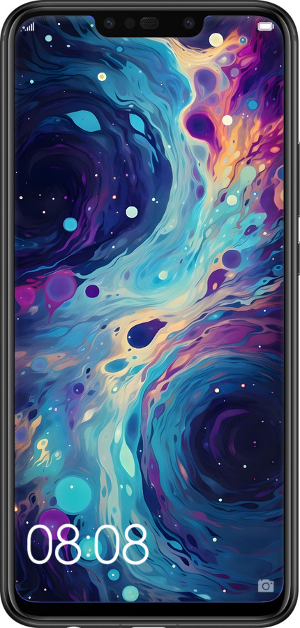 Силіконовий чехол Арт акварель для Huawei P Smart Plus - 6329u-1555 изображение 