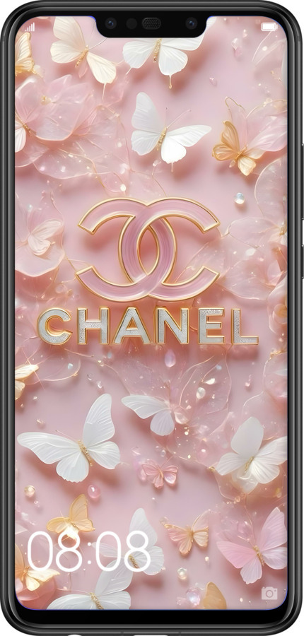 Силиконовый чехол Шанель для Huawei P Smart Plus - 6366u-1555 изображение 