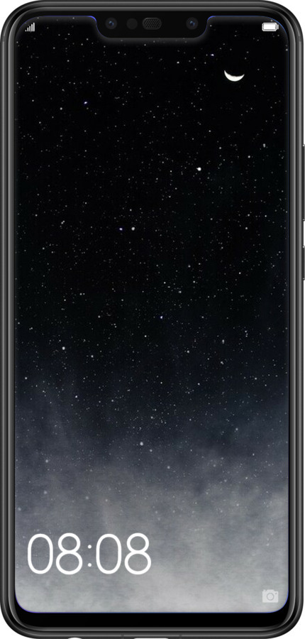 2D пластиковий чехол Голубые облака, Голубая луна для Huawei P Smart Plus - 6396t-1555 изображение 